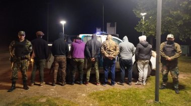 Detuvieron a 7 cazadores furtivos en un campo de San Cayetano