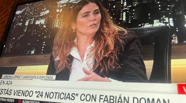 Jimena López sobre José Luis Espert: "Es siniestro en todas sus formas"