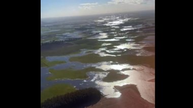 Lobería bajo el agua: Cerca del 50% de sus campos quedó bajo el agua por las lluvias