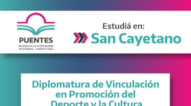San Cayetano lanza una nueva propuesta académica: Diplomatura en Deporte y Cultura