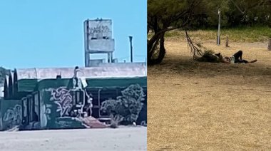 Necochea marginal: Gente durmiendo en las concesiones y en el Parque en plena temporada de verano