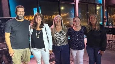 Silvia Blanco y Mateo Boncore participaron de la presentación del equipo del Centro Regional de Energías Renovables y Eficiencia Energética