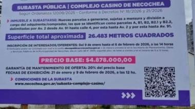 Subasta del Casino: Imprimieron mal el cartel y se suma a la lista de vicios que podrían invalidar todo el proceso