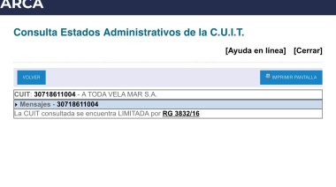 Una mancha más al tigre: El comprador del Casino tiene su CUIT limitado