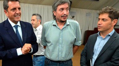 Axel Kicillof, Máximo Kirchner y Sergio Massa se reunieron para blindar las PASO