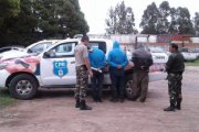 Operativos contra el abigeato: Tres jóvenes descartaron un rifle y los interceptó el CPR