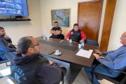 Puerto Quequén: Alvaro recibió al Sindicato de los Fleteros previo al paro del lunes 24-4
