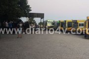 Paro de colectiveros por falta de pago de aguinaldos