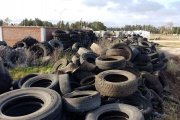 San Cayetano recicló 142 toneladas de neumáticos viejos