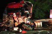 Fatal choque frontal de camiones en la Ruta 51: Un chofer perdió la vida y hay dos heridos