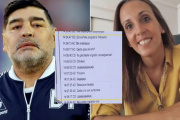 "Te lo garch*ste, sinvergüenza": Los chats que reveló Verónica Ojeda sobre Maradona y su terapeuta