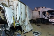 Accidente fatal en la Ruta 228: Quiénes son los camioneros involucrados en el choque múltiple