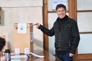 Votó Kicillof: "Hoy gana la democracia"