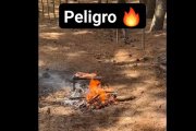 Incendios: Un asadito entre los pinos encendió las alarmas y los Guardaparques entraron en alerta máxima por el calor