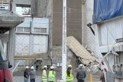 "Solo hubo daños materiales": Puerto Quequén informó sobre el derrumbe de un silo en una terminal