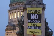 Siete detenidos en una protesta ambientalista contra la Ley de Glaciares en el Congreso