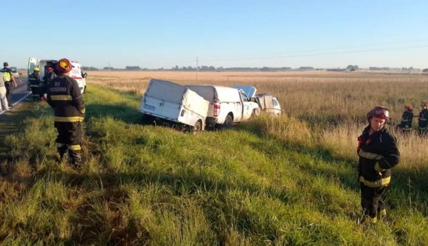 Tragedia en Ruta 33: Choque frontal dejó tres muertos y un herido grave