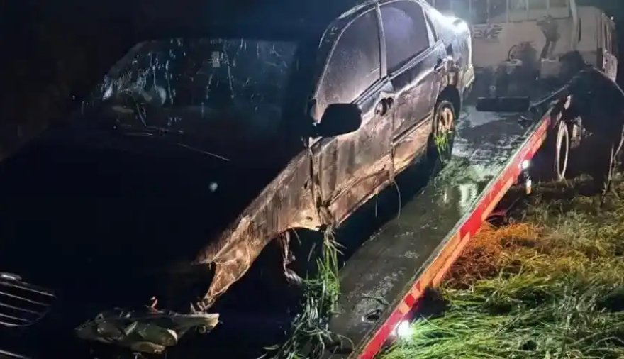 Accidente en Ruta 88: Un hombre resultó herido tras chocar bajo intensa lluvia