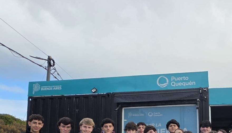 Puerto Quequén recibió a alumnos de la Escuela Modelo