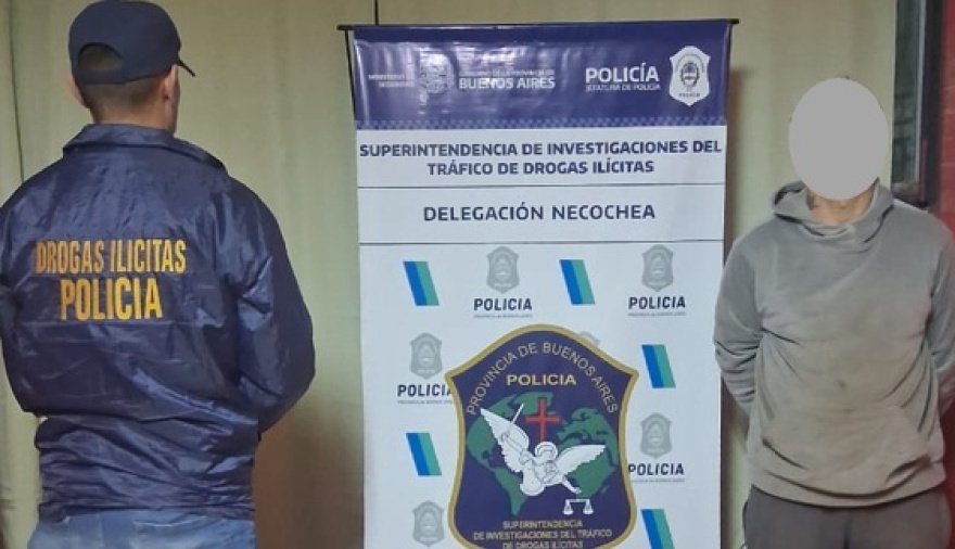 Detuvieron en Quequén a un hombre acusado de comercializar drogas