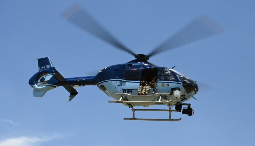 Se estrelló un helicóptero en el que viajaba la cúpula policial de San Juan: 7 muertos