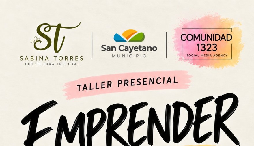 Emprendedores de San Cayetano tendrán un nuevo espacio de capacitación y acompañamiento