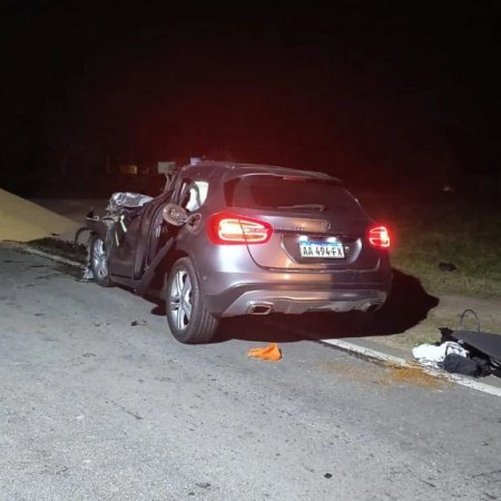 Ruta 88: Murieron un reconocido médico de Mar del Plata y su hijo al chocar contra un acoplado desprendido