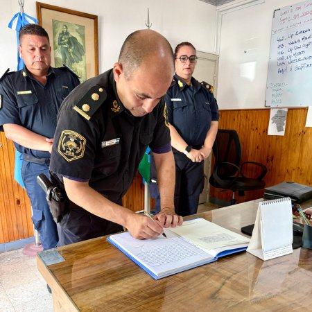 Asumió un nuevo jefe de policía en San Cayetano