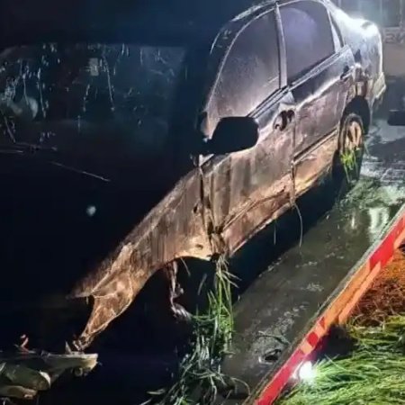 Accidente en Ruta 88: Un hombre resultó herido tras chocar bajo intensa lluvia
