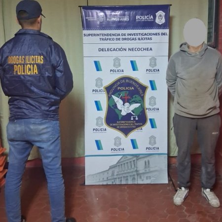 Detuvieron en Quequén a un hombre acusado de comercializar drogas