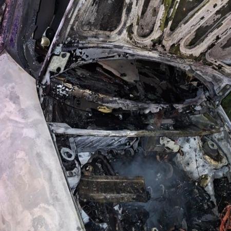 Se incendió un utilitario en 34 y 55