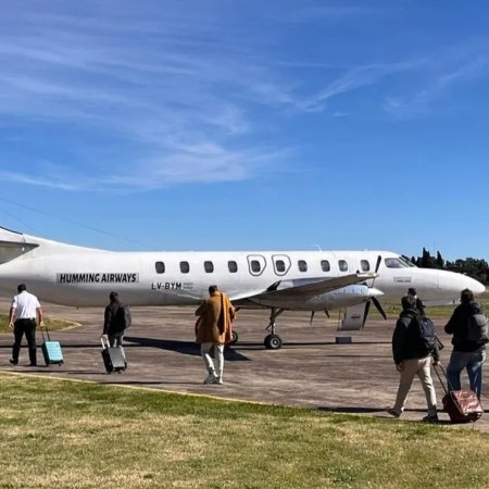 Vuelos entre Tres Arroyos y Buenos Aires siguen suspendidos tras el impacto de un tero en una turbina