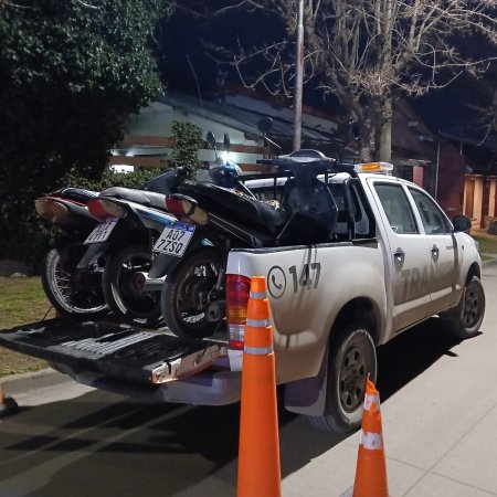 Operativo policial en Necochea y Quequén: Secuestraron cinco motos durante controles