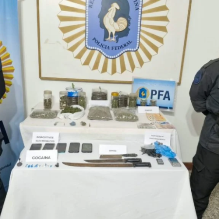 Allanaron un predio en Necochea y detuvieron a un hombre: Secuestraron cocaína y marihuana