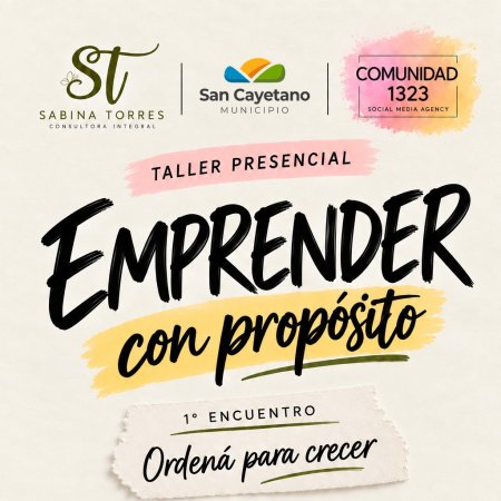 Emprendedores de San Cayetano tendrán un nuevo espacio de capacitación y acompañamiento